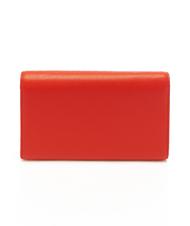 COCCINELLE zaniah portafoglio pelle vitello ZANIAH Clutch bag with shoulder strap POLISH RED - Women&rsquo;s Wallets - 4