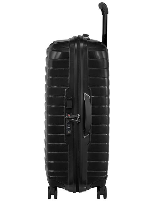 PROXIS PROXIS Medium size trolley BLACK - Rigid Trolley Cases