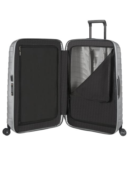 PROXIS PROXIS Medium size trolley SILVER - Rigid Trolley Cases