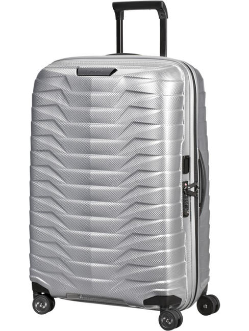 PROXIS PROXIS Medium size trolley SILVER - Rigid Trolley Cases
