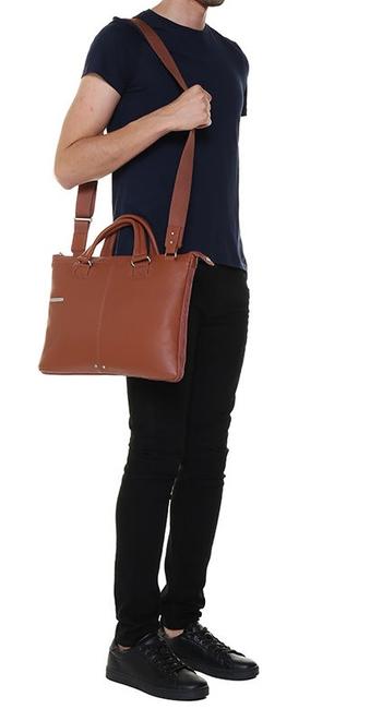 folder X2, PC port 13 " LEATHER - Work Briefcases