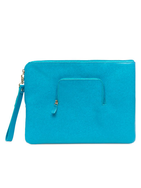 CAMPIONARIO - CRAYON CRAYON Clutch bag with cuff Blue - Women&rsquo;s Bags