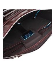 PIQUADRO folder BLUE SQUARE line, 14 "PC holder MAHOGANY - Work Briefcases - 5