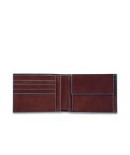 PIQUADRO wallet BLUE SQUARE, in leather, with RFID MAHOGANY - Men’s Wallets - 2