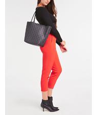 GUESS  ALBY TOGGLE 4G Shopping bag with clutch bag COAL / BLACK - Women&rsquo;s Bags - 5