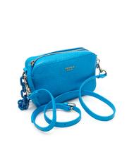 TOSCA BLU  NINFEA Mini shoulder bag, in leather electric blue - Women&rsquo;s Bags - 2