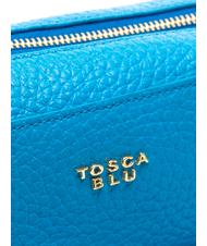 TOSCA BLU  NINFEA Mini shoulder bag, in leather electric blue - Women&rsquo;s Bags - 4