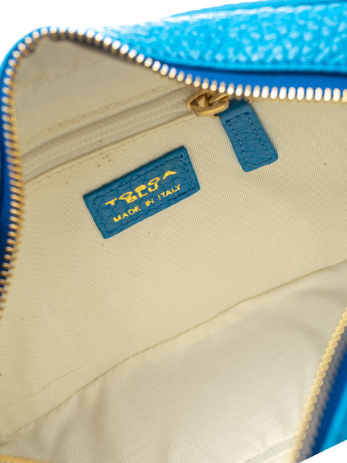  NINFEA Mini shoulder bag, in leather electric blue - Women&rsquo;s Bags