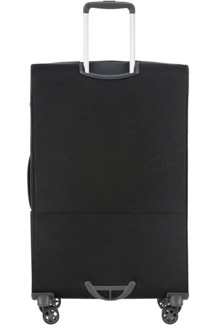 trolley POPSODA, large size BLACK - Semi-rigid Trolley Cases