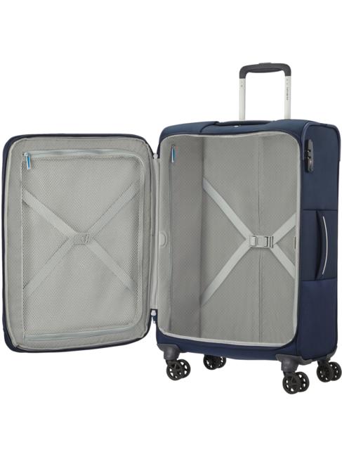 trolley POPSODA, large size dARKBlue - Semi-rigid Trolley Cases