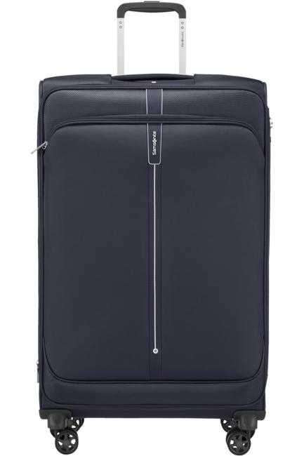 trolley POPSODA, large size dARKBlue - Semi-rigid Trolley Cases