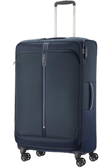 trolley POPSODA, large size dARKBlue - Semi-rigid Trolley Cases