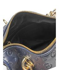 POLLINI  HERITAGE EMBOSSED Mini top case with shoulder strap blue - Women&rsquo;s Bags - 4