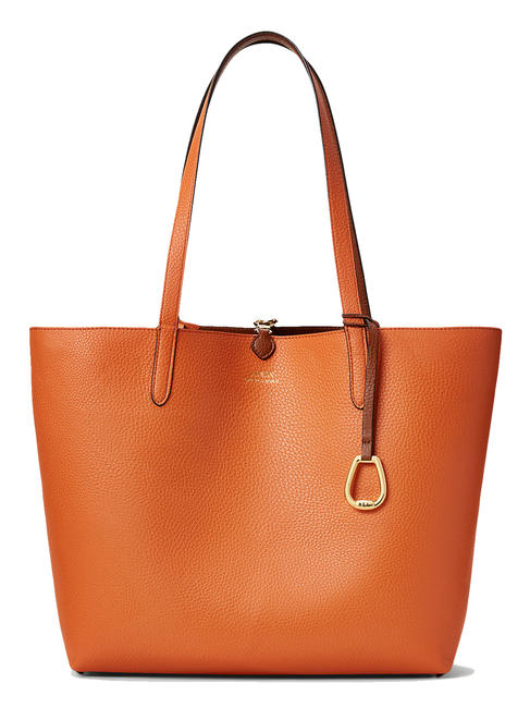 Merrimack Reversible shoulder shopper LAUREN TAN / ORANGE - Women&rsquo;s Bags