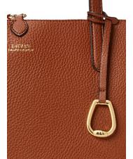 RALPH LAUREN Merrimack Reversible shoulder shopper LAUREN TAN / ORANGE - Women&rsquo;s Bags - 5