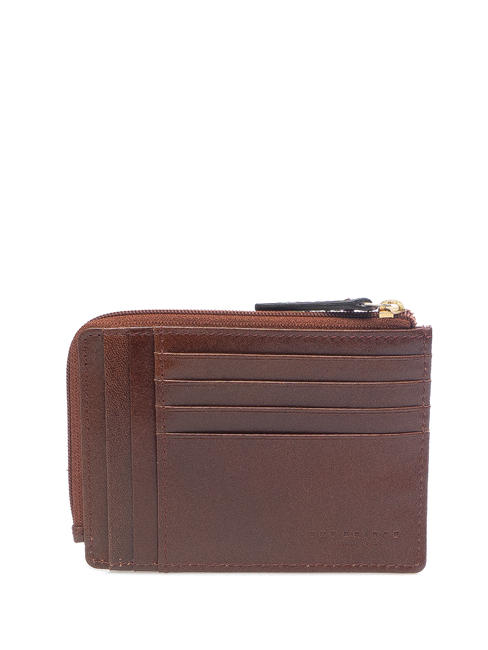 VACCHERECCIA Wallet with zip BROWN - Men’s Wallets