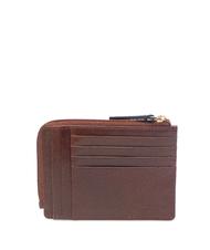 THE BRIDGE VACCHERECCIA Wallet with zip BROWN - Men’s Wallets - 2