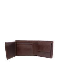 THE BRIDGE VACCHERECCIA Wallet with flap, in leather BROWN - Men’s Wallets - 3