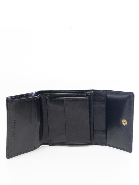 VIGNA  Leather wallet Black Gold - Women’s Wallets