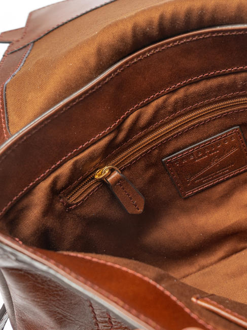 VIGNA  Shoulder bag, in leather BROWN - Women&rsquo;s Bags