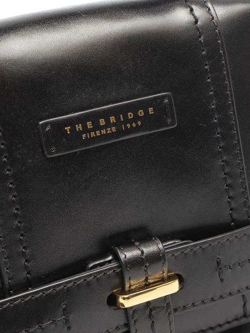 VIGNA  Shoulder bag, in leather Black Gold - Women&rsquo;s Bags