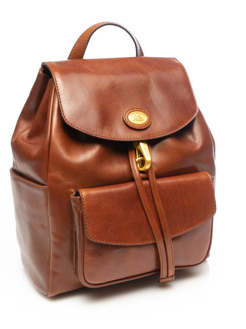STORY DONNA Leather backpack BROWN - Women’s Bags