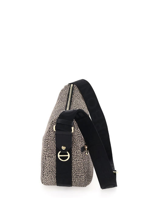 LUNA BAG SMALL ECO LINE LUNA Hobo bag, Small OP / NATURAL / BLACK - Women&rsquo;s Bags