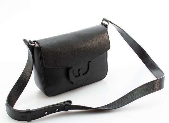 Ambrine Soft Mini shoulder bag - leather shoulder bag Black - Women&rsquo;s Bags