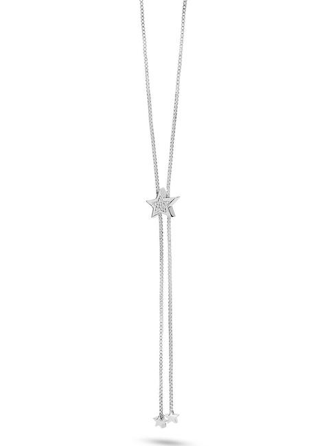STELLA Necklace with zircons STEEL - Necklaces