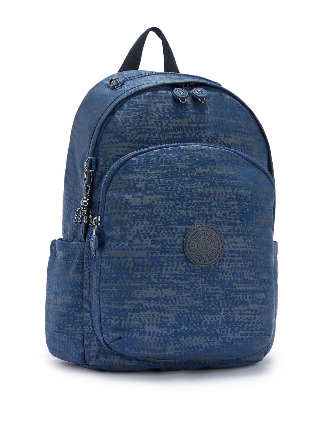 Kipling Delia Nylon Shoulder Backpack Blue Eclipse Print Buy At