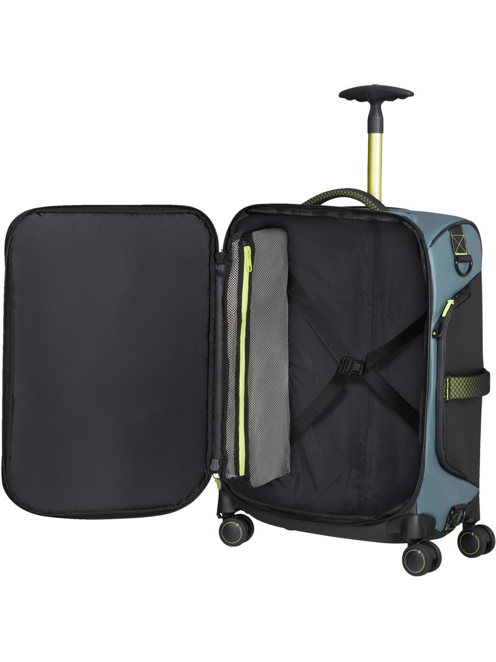 Samsonite Duffle Trolley Paradiver Light, Hand Luggage Troopergrey