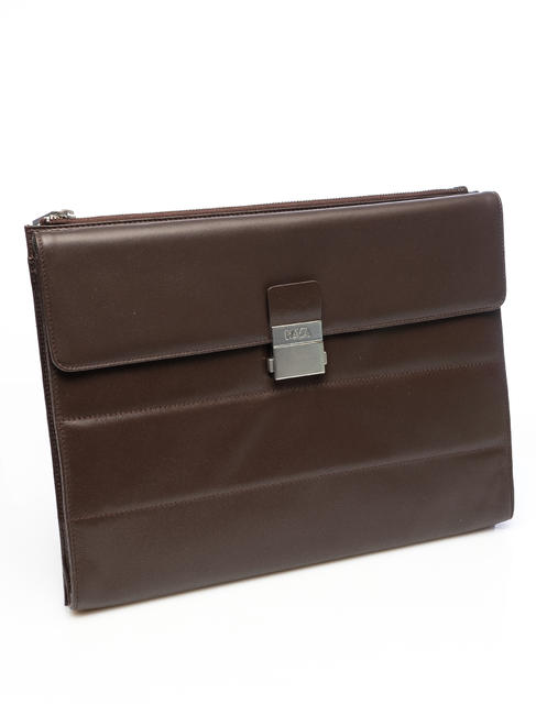 CAMPIONARIO - PASSENGER Leather document holder dark brown - Tablet holder& Organizer