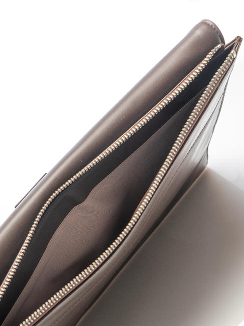 CAMPIONARIO - PASSENGER Leather document holder dark brown - Tablet holder& Organizer