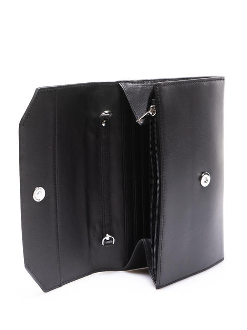 MUSE Clutch wallet in leather Black2 - Women’s Wallets