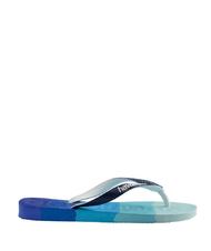 HAVAIANAS TOP LOGOMANIA Flip flops blue - Unisex shoes - 2