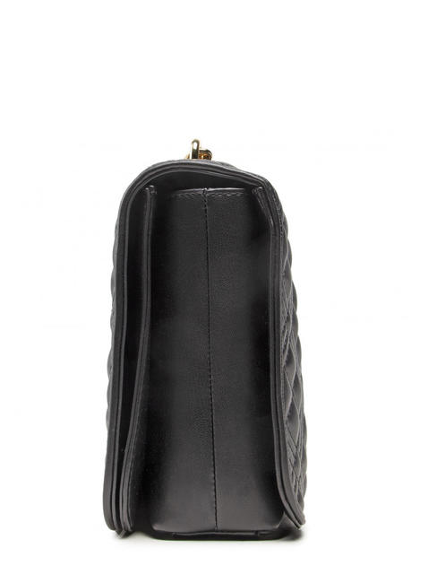 NEW SHINY QUILTED Small bag convertible Black - Women&rsquo;s Bags