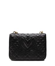 LOVE MOSCHINO NEW SHINY QUILTED Small bag convertible Black - Women&rsquo;s Bags - 3