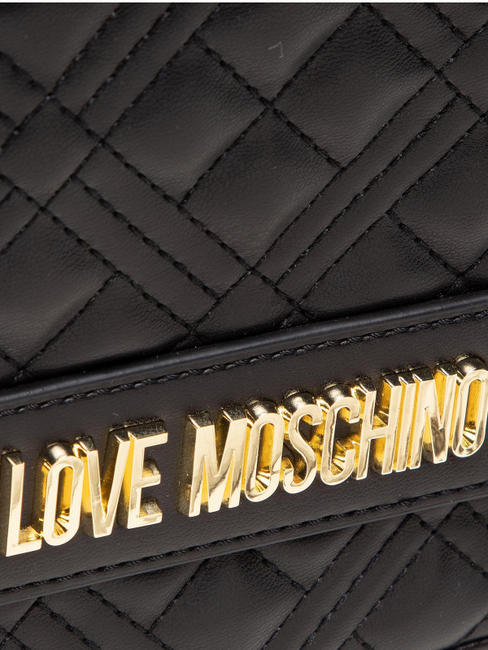 NEW SHINY QUILTED Small bag convertible Black - Women&rsquo;s Bags
