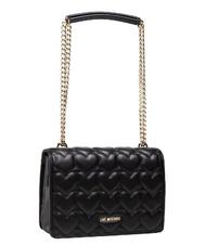 LOVE MOSCHINO HEART QUILTED Convertible bag Black - Women&rsquo;s Bags - 2