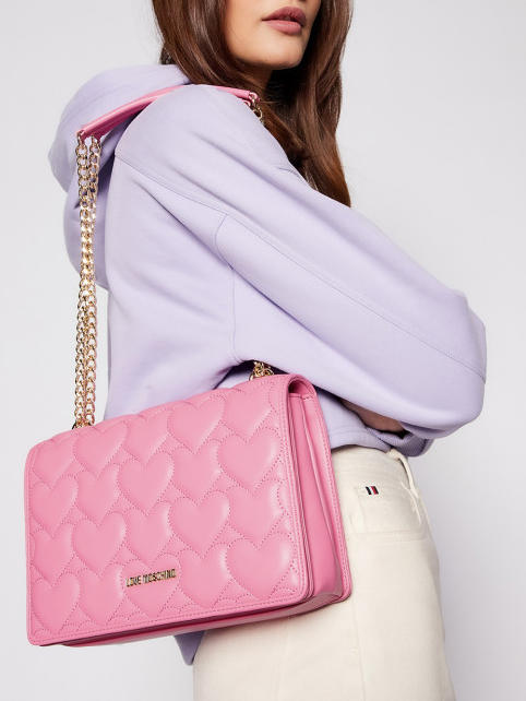 HEART QUILTED Convertible bag Black - Women&rsquo;s Bags