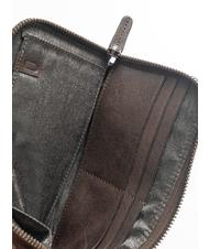 PIQUADRO BLACK SQUARE Smartphone holder wallet MORO - Tablet holder& Organizer - 3