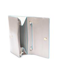 PIQUADRO CAMPIONARIO - BLUE SQUARE Clutch wallet in leather - Women&rsquo;s Wallets