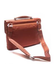 PIQUADRO briefcase LINK 2, 13&rdquo; PC case, expandable ORANGE - Work Briefcases - 2