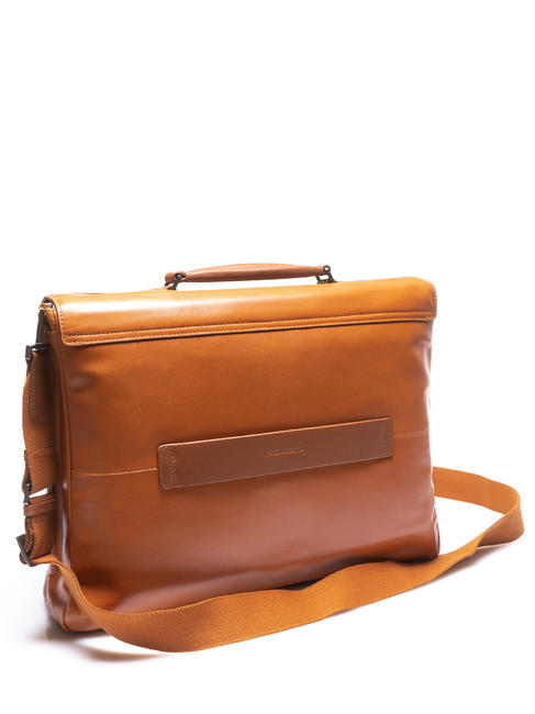 folder CUBE, PC case 15-6 ", in leather LEATHER - Work Briefcases