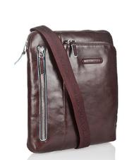 PIQUADRO bag BLUE SQUARE, iPad holder MAHOGANY - Over-the-shoulder Bags for Men - 2