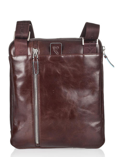 bag BLUE SQUARE, iPad holder MAHOGANY - Over-the-shoulder Bags for Men