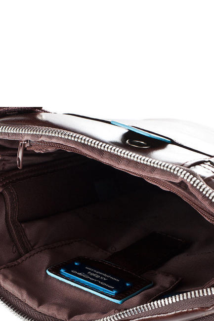 bag BLUE SQUARE, iPad holder MAHOGANY - Over-the-shoulder Bags for Men