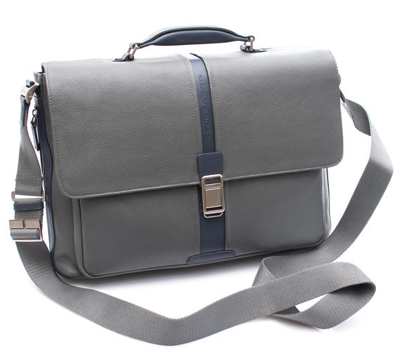 briefcase X1 line. 15.6&rdquo; laptop bag GREY - Work Briefcases