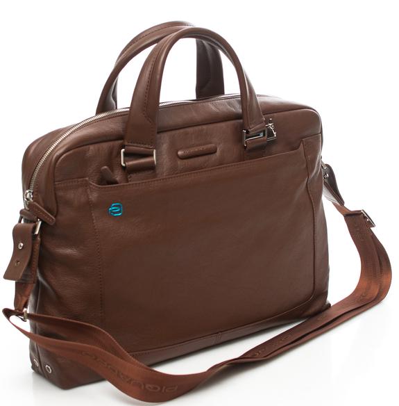 folder BLUE SQUARE OUT line, 14 "PC holder LEATHER - Work Briefcases