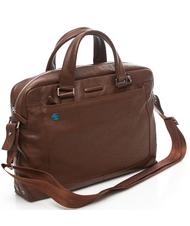 PIQUADRO folder BLUE SQUARE OUT line, 14 "PC holder - Work Briefcases